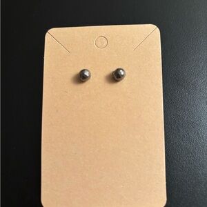 Elegant Silver Stud Earrings